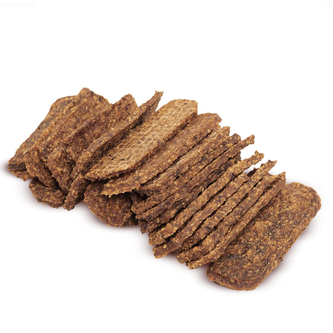 Snack Deshidratado para Perros - 2 Bolsas de 500 gr. - Tiras Deshidratadas de Pollo para Perros - 100% Pollo - Sin OGM - Mantiene Las Encías Saludables - Fabricado en España - GESPETFOOD