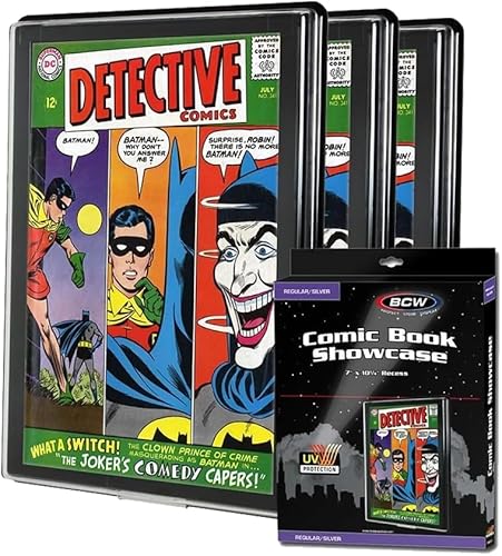 BCW Marco cómico con protección UV  vitrina  Edad plateada, paquete de 3