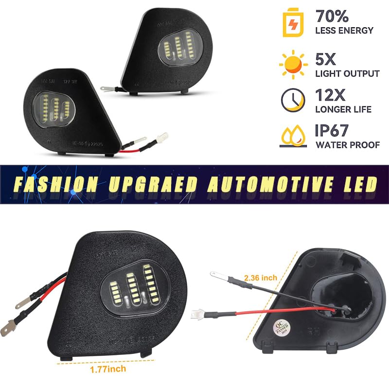 Puddle Light For Dodge Ram 1500 2500 3500 4500 5500 2010-2019 LED
