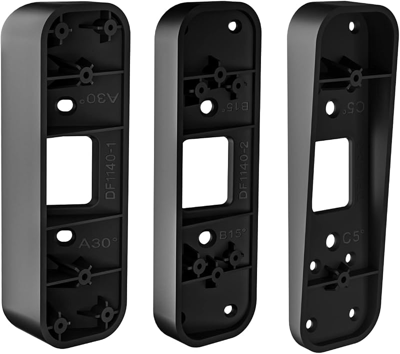 Adjustable Doorbell Angle Mount for Blink Video Doorbell 1st Gen and for REOLINK Video Doorbell WiFi Camera (30°+15°L/R+5°Up/Down Corner Wedge)