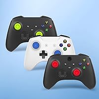 Vista 6 de TOMSIN Joysticks de repuesto para controlador Xbox One Series X/S, 4 piezas de repuesto de palancas de goma para control inalámbrico Xbox One (negro)