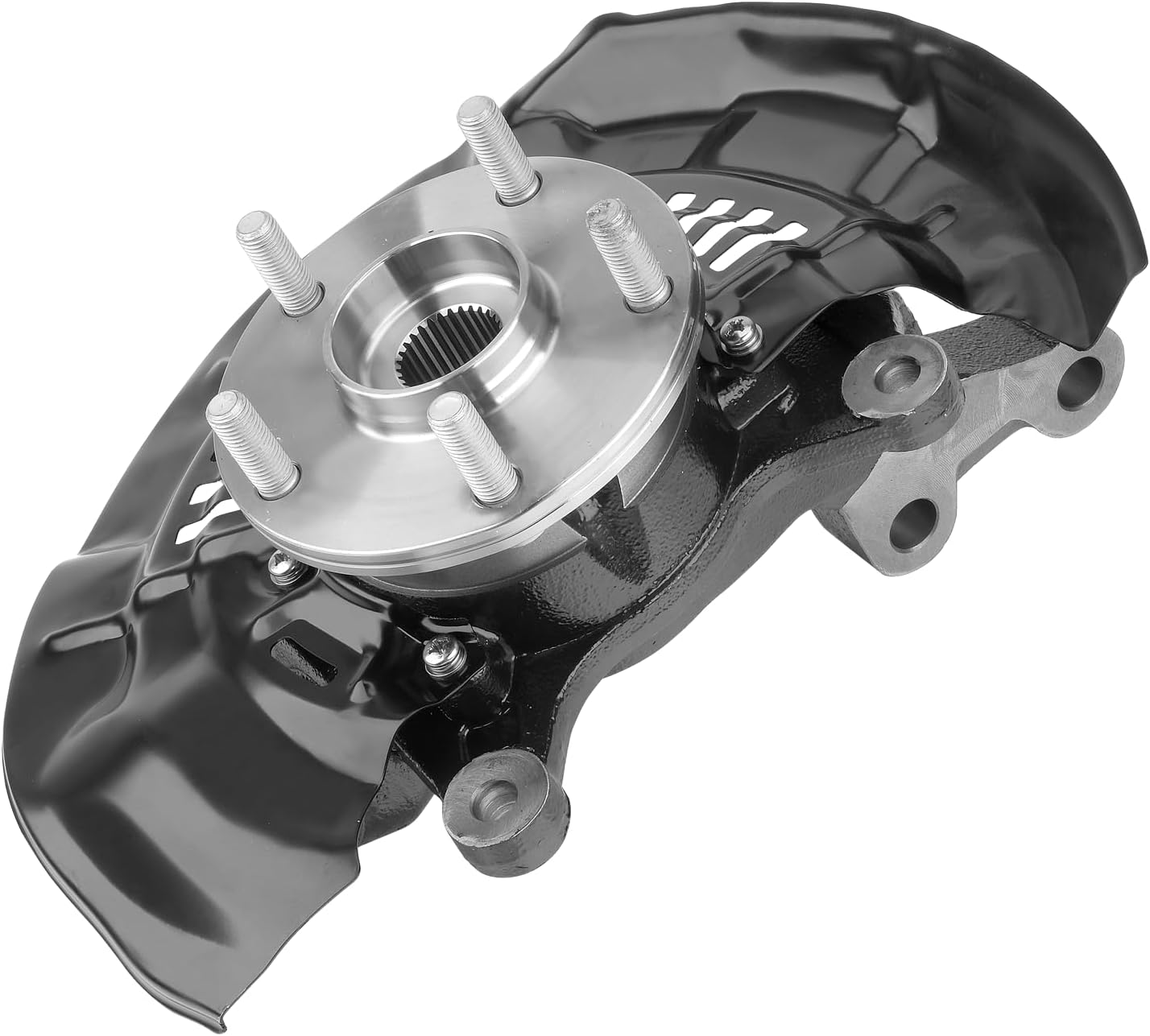 Front Steering Knuckle & Wheel Bearing Hub Assembly Compatible with Toyota Sienna 2011-2017 2.7L 3.5L FWD,Right Passenger Side Replaces #698-430,698430,4321108030,4350208030