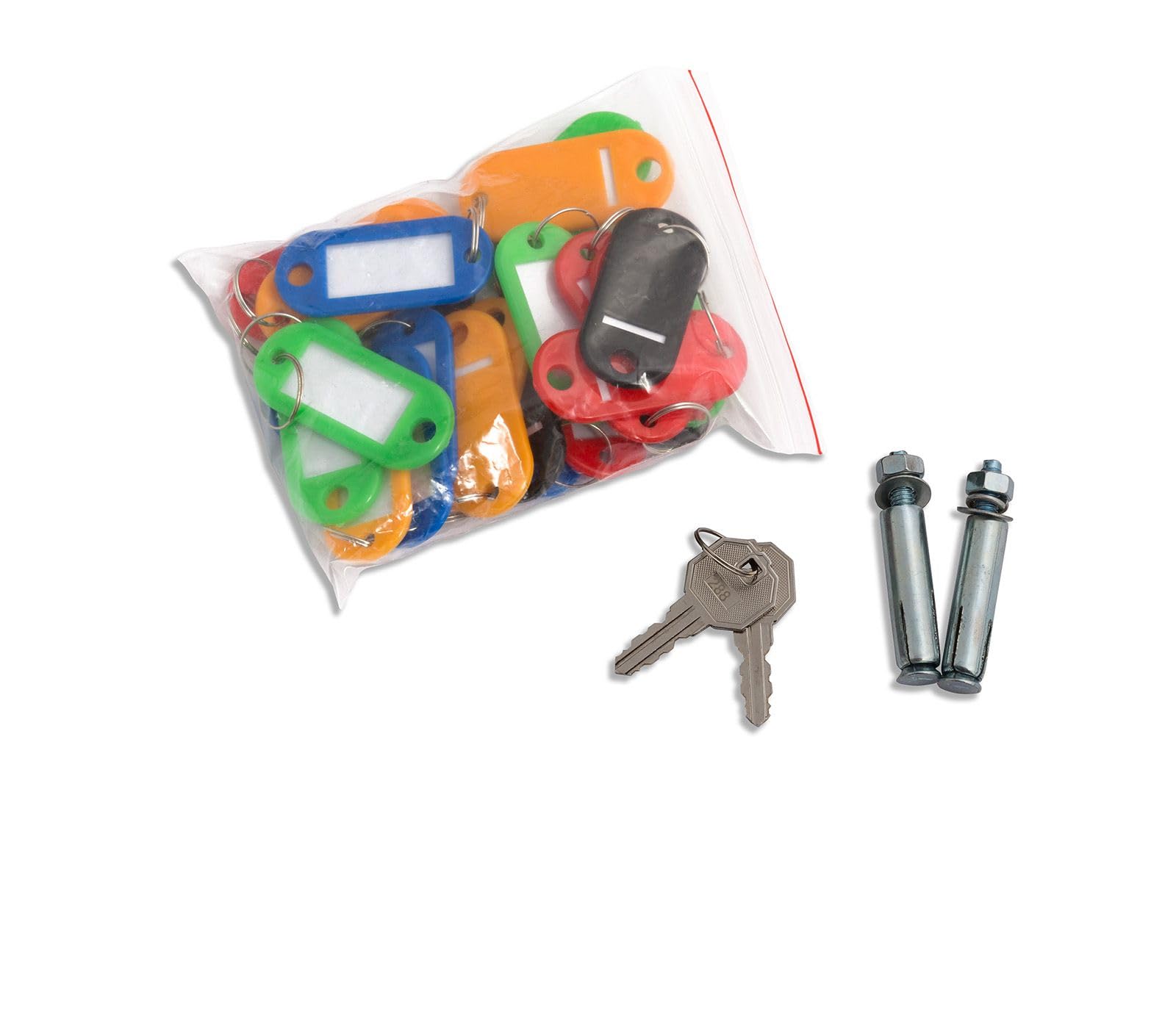 Caja Fuerte para Llaves con Código y Llave de Emergencia | Armario de Llaves para 25 Llaves con Ranura de Depósito | Caja de Seguridad de Pared, Acero 4mm, Ganchos Ajustables