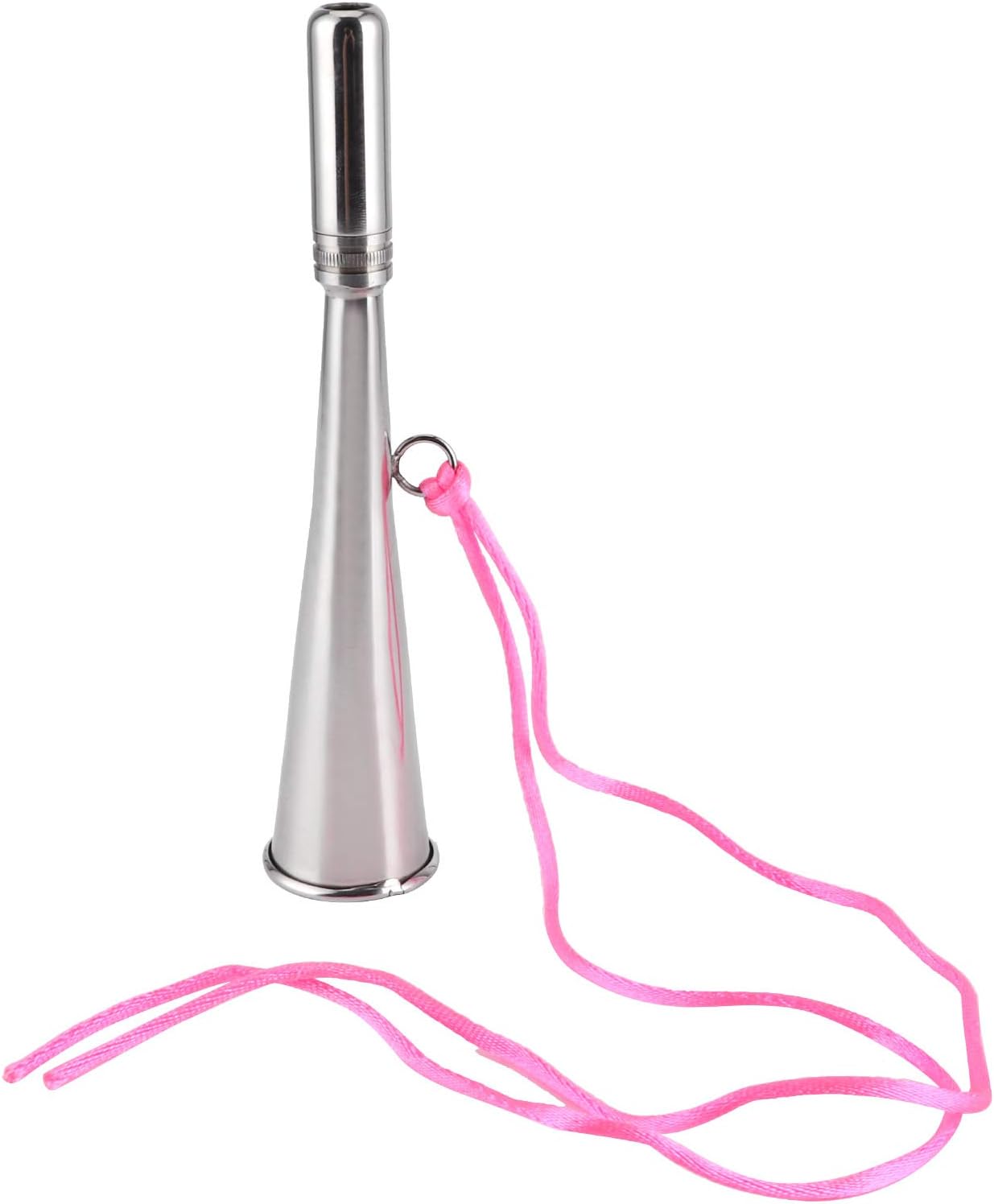 Qiilu Handheld Foghorn, Handheld Fog Horn 304 Stainless Steel Horn For Sailing Yacht Boat Accessory Marine Hardware