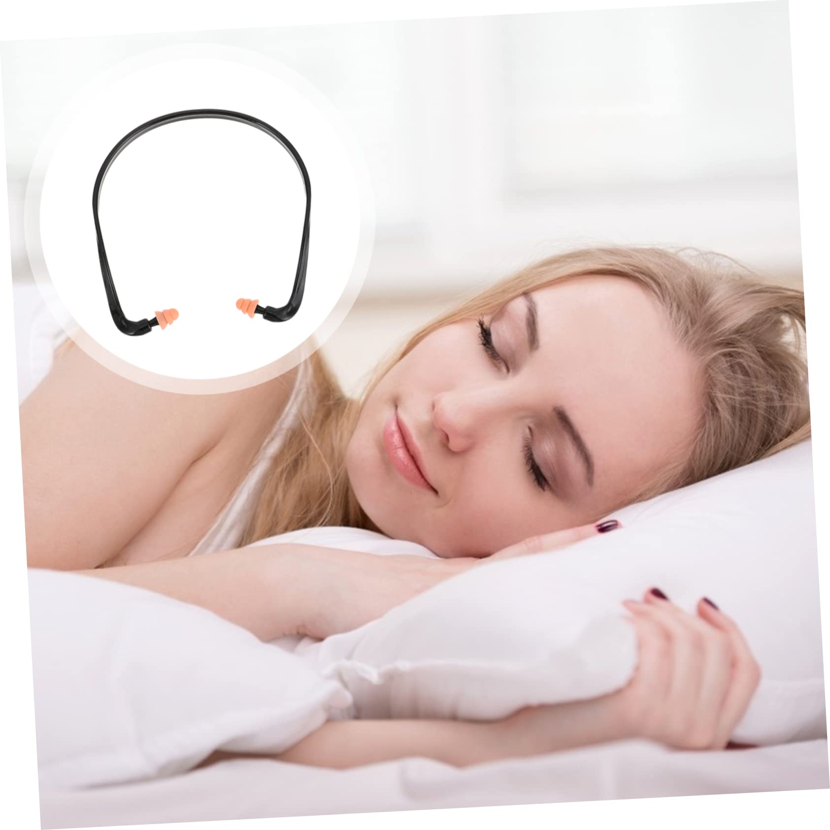 Healvian 2 Sets Bequeme Silikon-ohrstöpsel Mit Bügel Für Konzerte Ohrstöpsel Zur Lärmreduzierung Für Studenten Zum Schießen Leichte Für Die Arbeit 10 Stück * 2