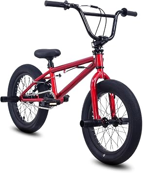 BMX Bicycle Biketrial, Street BMX Bikes-360  Rotating Handlebar, Adults and Children Beginner Level to Advanced Riders, Professional Grade Stunt Action BMX Bicycles High Carbon Steel Body-16