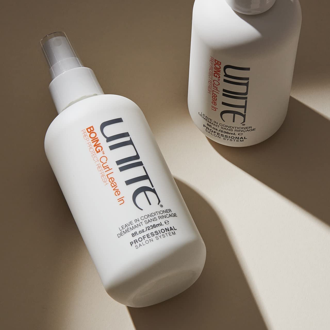 UNITE Hair – BOING Curl Leave-In – Lightweight Detangling Spray to Hydrate, Define & Control Frizz – For Wavy, Curly & Coily Hair – UV & Thermal Protection – 8 Fl Oz
