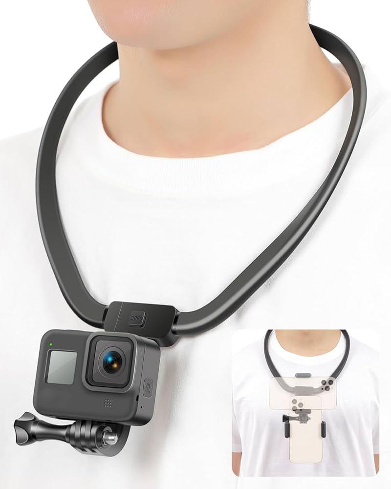 スマホアクセサリー gopro 5 Amazon | 【日本国内大手メーカー素材に改良 ネックレス式