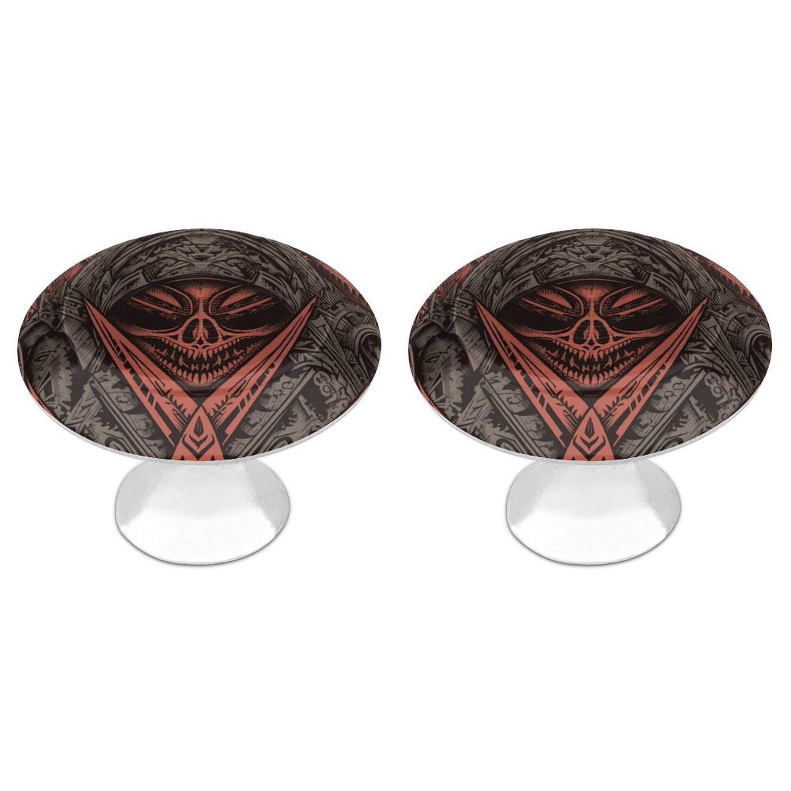 Btcowzrv Style Horror Pictures 2 Pack Cabinet Knobs Drawer Pulls