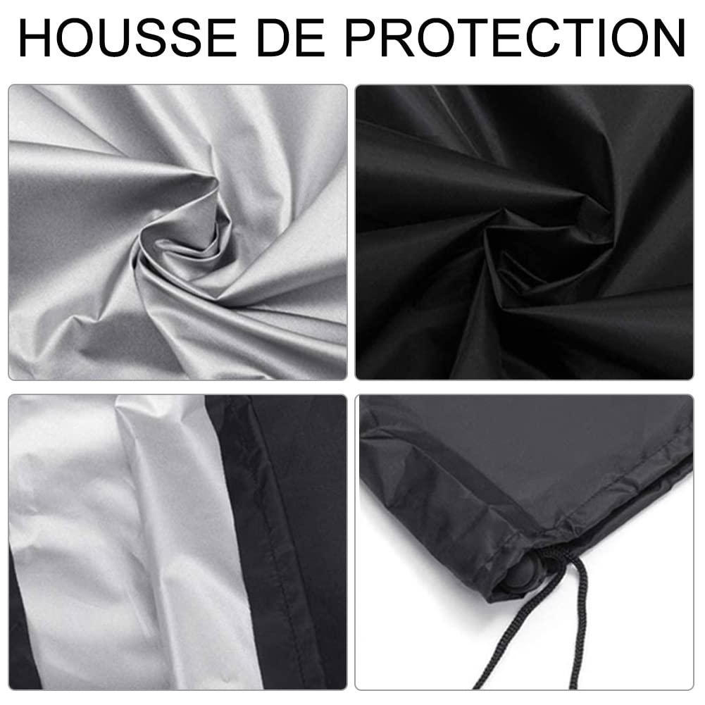 Housse de Protection imperméable pour Four à pizza 170x65x55 cm résistant Pluie Poussière