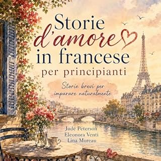 Storie d&rsquo;amore in francese per principianti copertina