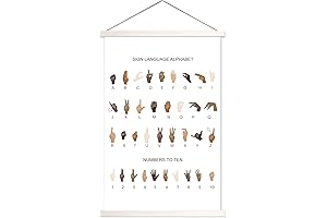American Sign Language Poster: Enhancing Communication and Learning