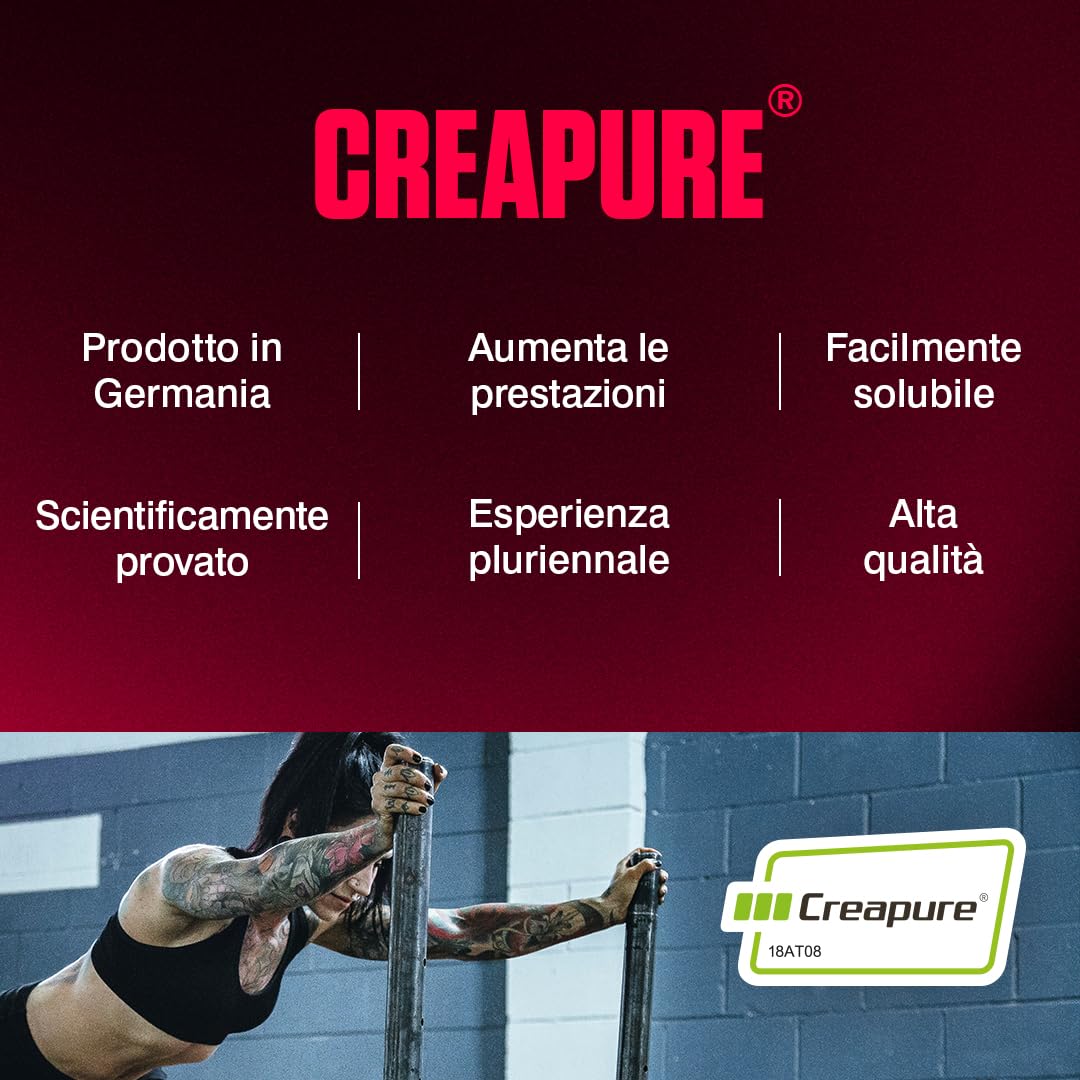 Dymatize Creatine Monohydrate in polvere non aromatizzata 500g - 100% Creapure Creatine - Aminoacidi - Creatina