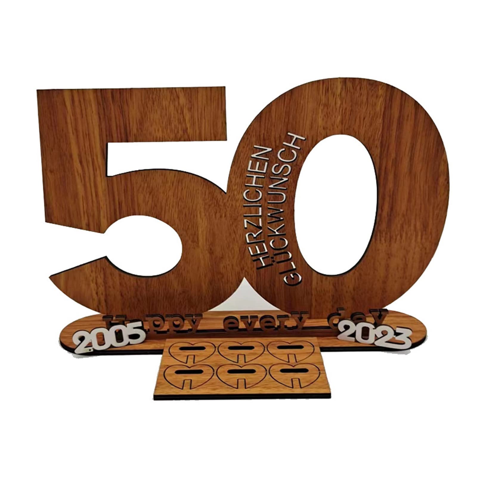 Yhplxyuus Money Gift Wood Decorative Household Decoration Supplies for School Dormitory Party Background Birthday Money Gift Holders