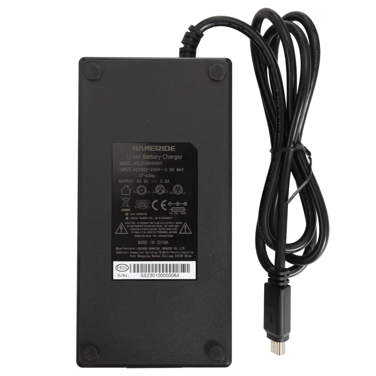 48V(54.6V) 2A Ladegerät für Fischer E-Bikes mit Phylion SF-06S Akku 5pin Trapezstecker