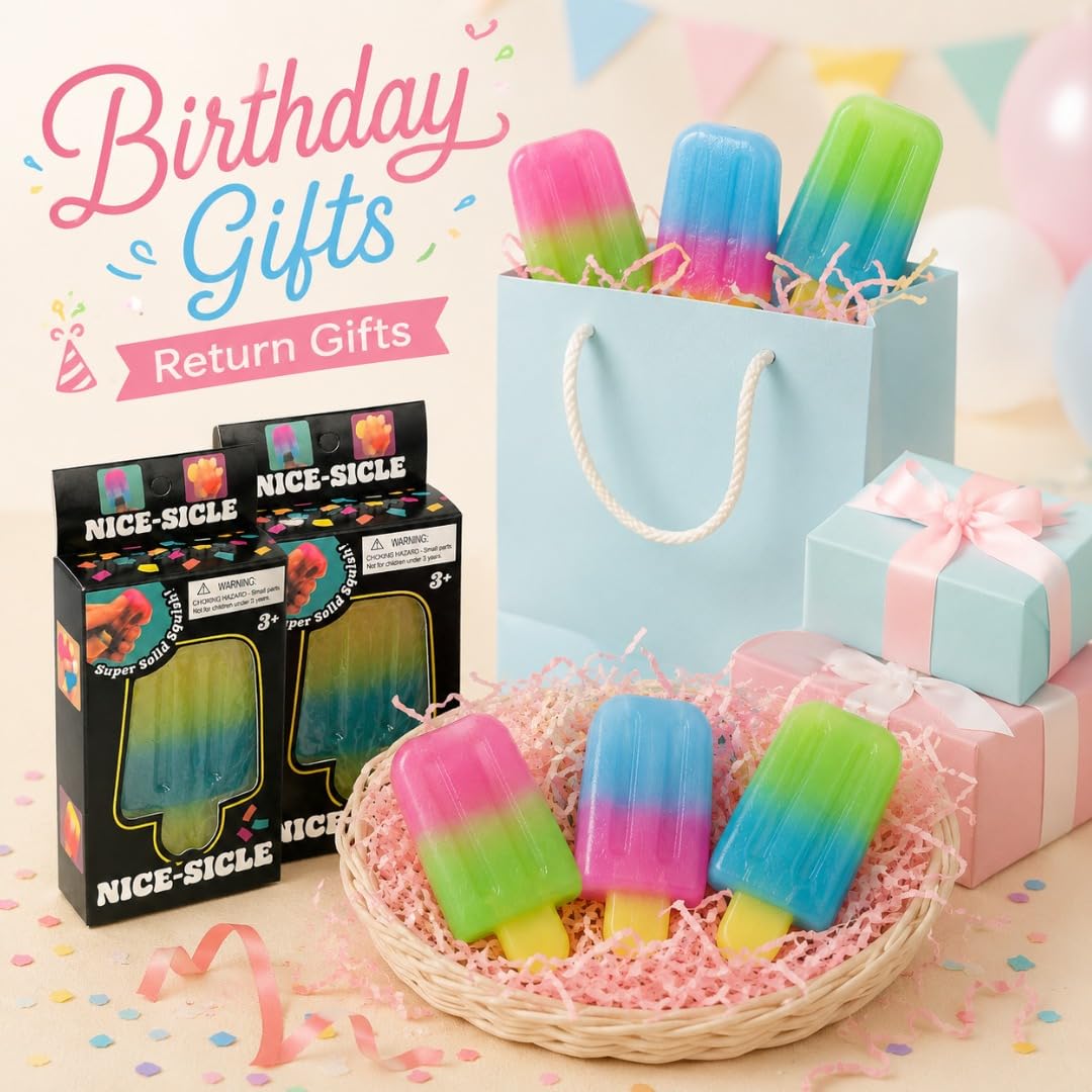 Wanna Party Ice Cream Squishy - Stress Relief Toy -6