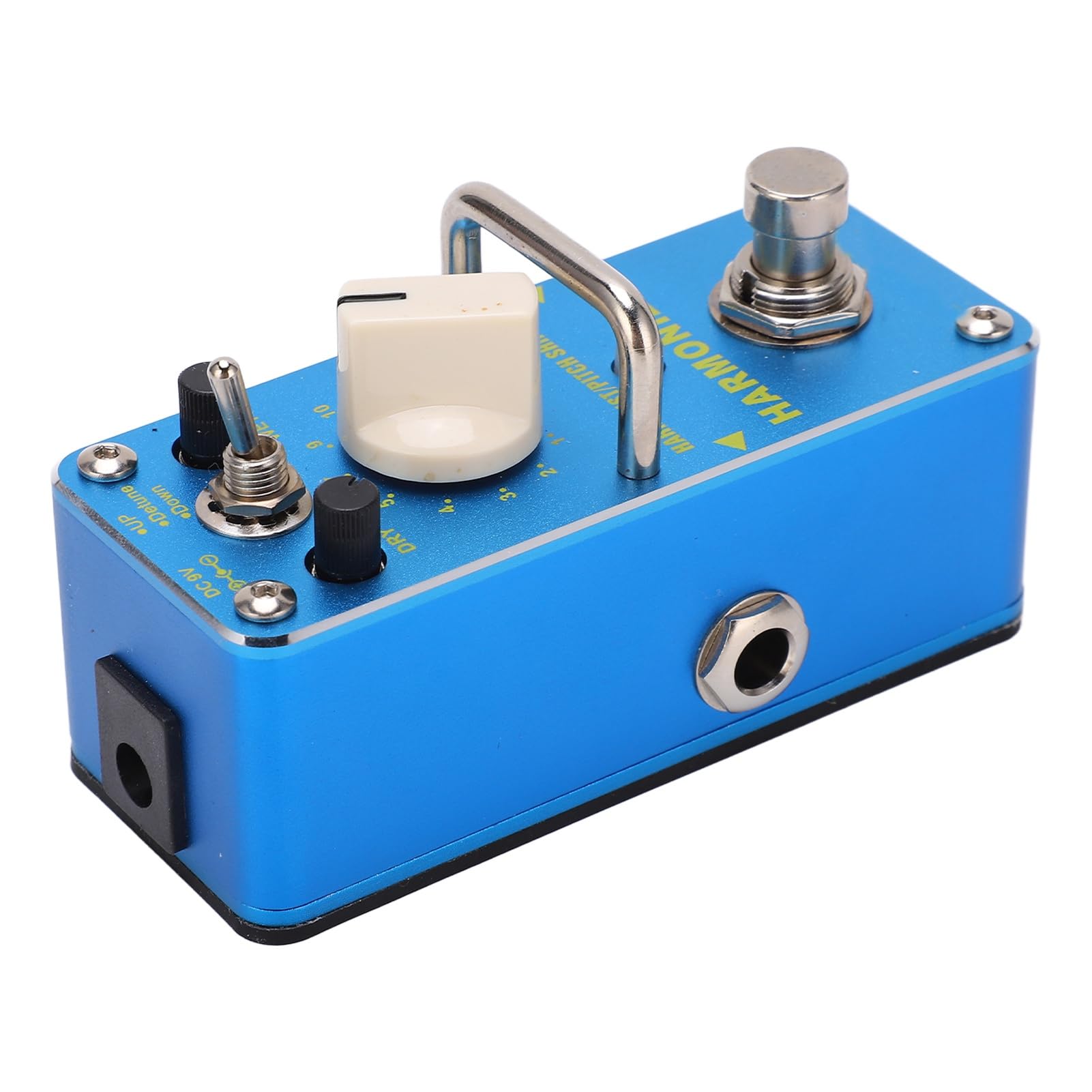 Sxhlseller Pedale Effetto Pitch Shifter Metal Blue con 3 modalità True Bypass per gli Amanti del Pedale Effetto Chitarra Metal Blue