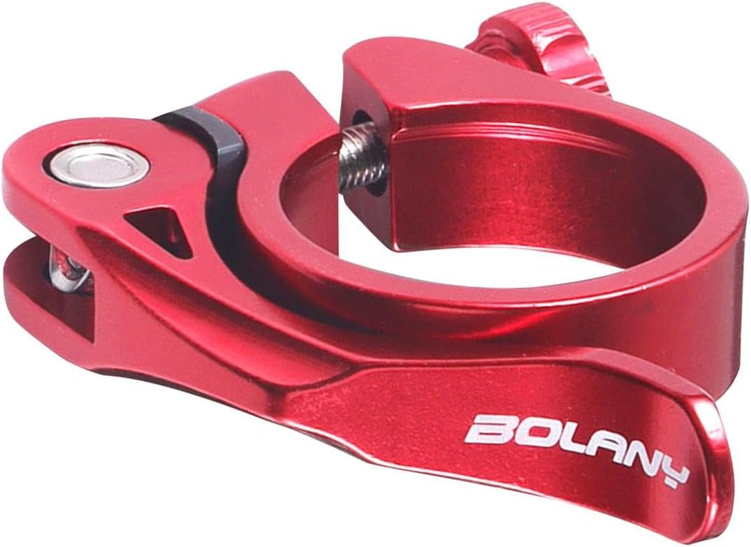 CALANDIS™ Bike Seat Post Clamp Bike Seat Clamp for Bicycling Folding Bike Road Bicycle Red 34.9mm | Seatpost Clamps | Bicycle Components Parts | Cycling
