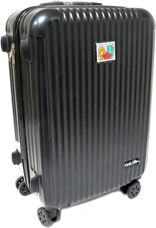 Keith Haring [P9451] - Trolley case abs 'Keith Haring' black - 61x45x29 cm (24.02''x17.72''x11.42'').