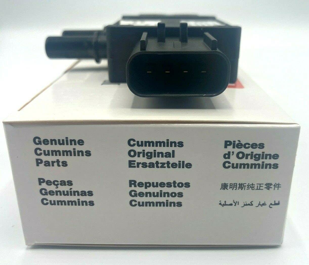 Cummins OEM Exhaust Gas Differential Pressure Sensor 2871960 Replacement for Freightliner 114SD 108SD Cascadia Coronado M2 106 112, International Harvester 5900i SBA 5500i 5600i
