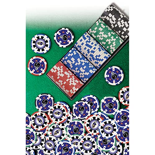 Masterpieces BAR3120 Casino - Nfl Baltimore Ravens - 100 Piece Poker Chip Set thumb #1