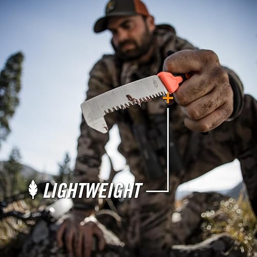 Miniatura 3 de Gerber Gear Vital Pack - Sierra compacta, hoja de diente de sierra de acero inoxidable para camping, caza y senderismo con funda