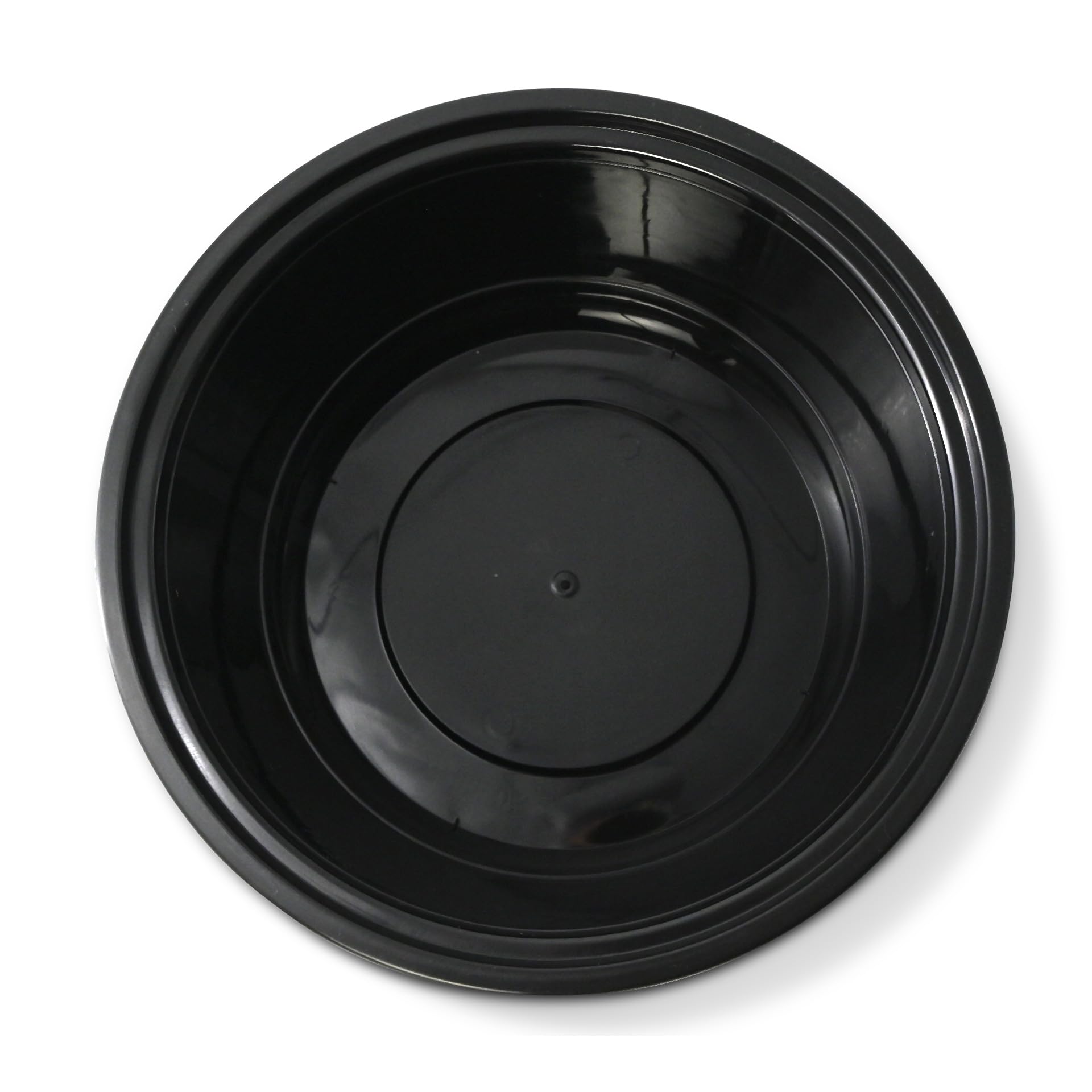 300x Envase reutilizable con tapa de PP 1000 ml negro - Conservación de alimentos apto para microondas y reciclable - envase para llevar