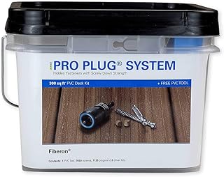 Starborn Pro Plug System for Fiberon Bungalow Decking - 300 Square Feet - Epoxy - #10 x 2-3/4"