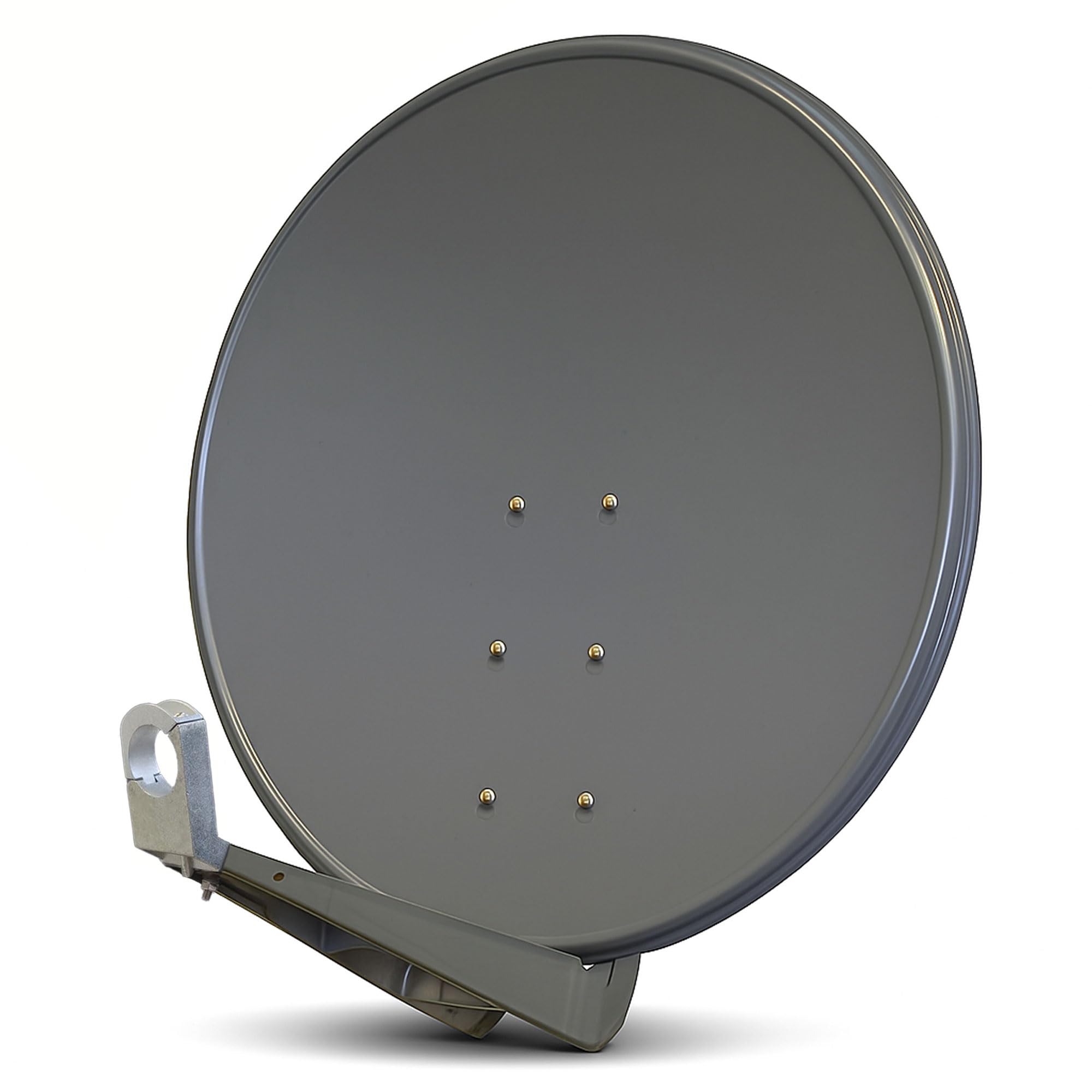 Satellitenschüssel 100cm Aluminium Anthrazit Offset Satelliten-Antenne FullHD 4K UltraHD