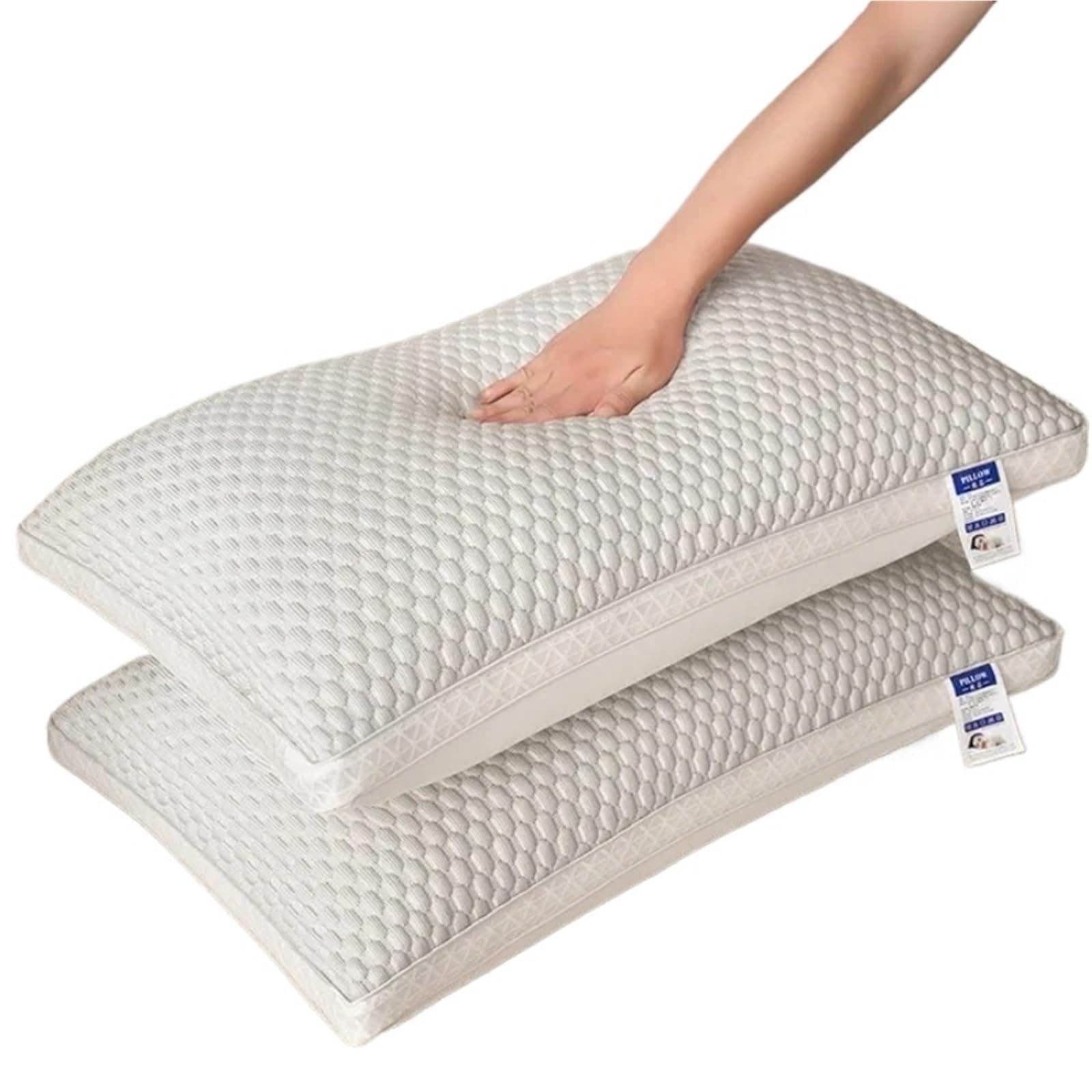 IRFHDCX Silk Pillow Summer Feather Doudou Ice Breathable for summer sleep
