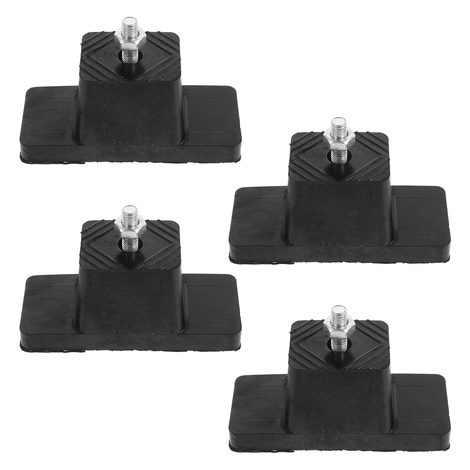 HIZON Almohadilla antivibración for Aire Acondicionado de 4 Piezas | Almohadillas antivibración Esteras amortiguadoras de goma con reducción de ruido