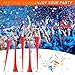 Collapsible Stadium Horn 24 Inch Vuvuzela Plastic Trumpet Horn Blow Horn Noisemakers Loud Sound Soccer Horn Cheer Horn for Sporting Events Graduation Games School Party Supplies Favors Accessories