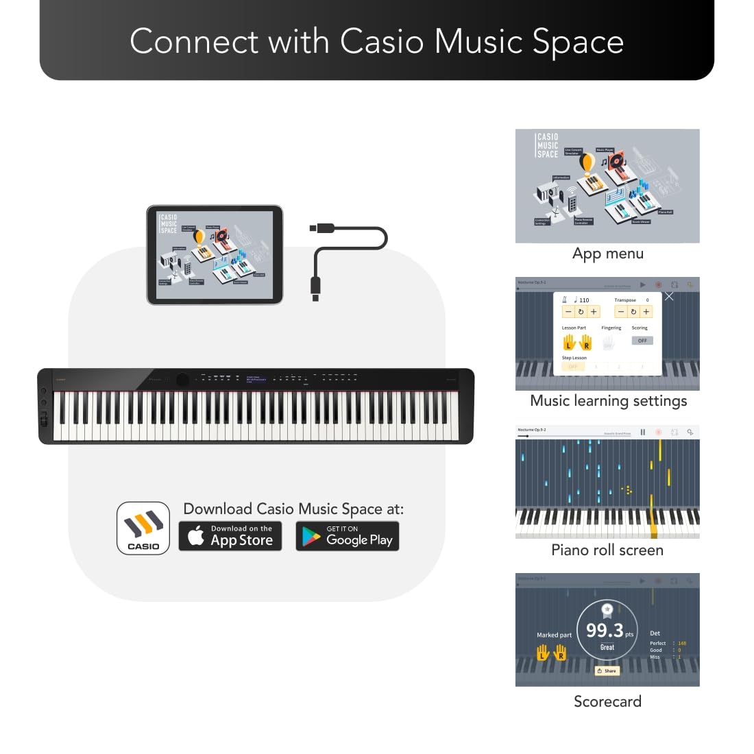 Casio Privia PX-S3100 - Pianoforte da palco