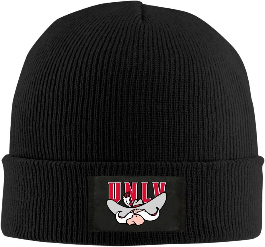 UNLV Rebels Unisex Woolen Hat Warm Winter Wool Watch Cap Black
