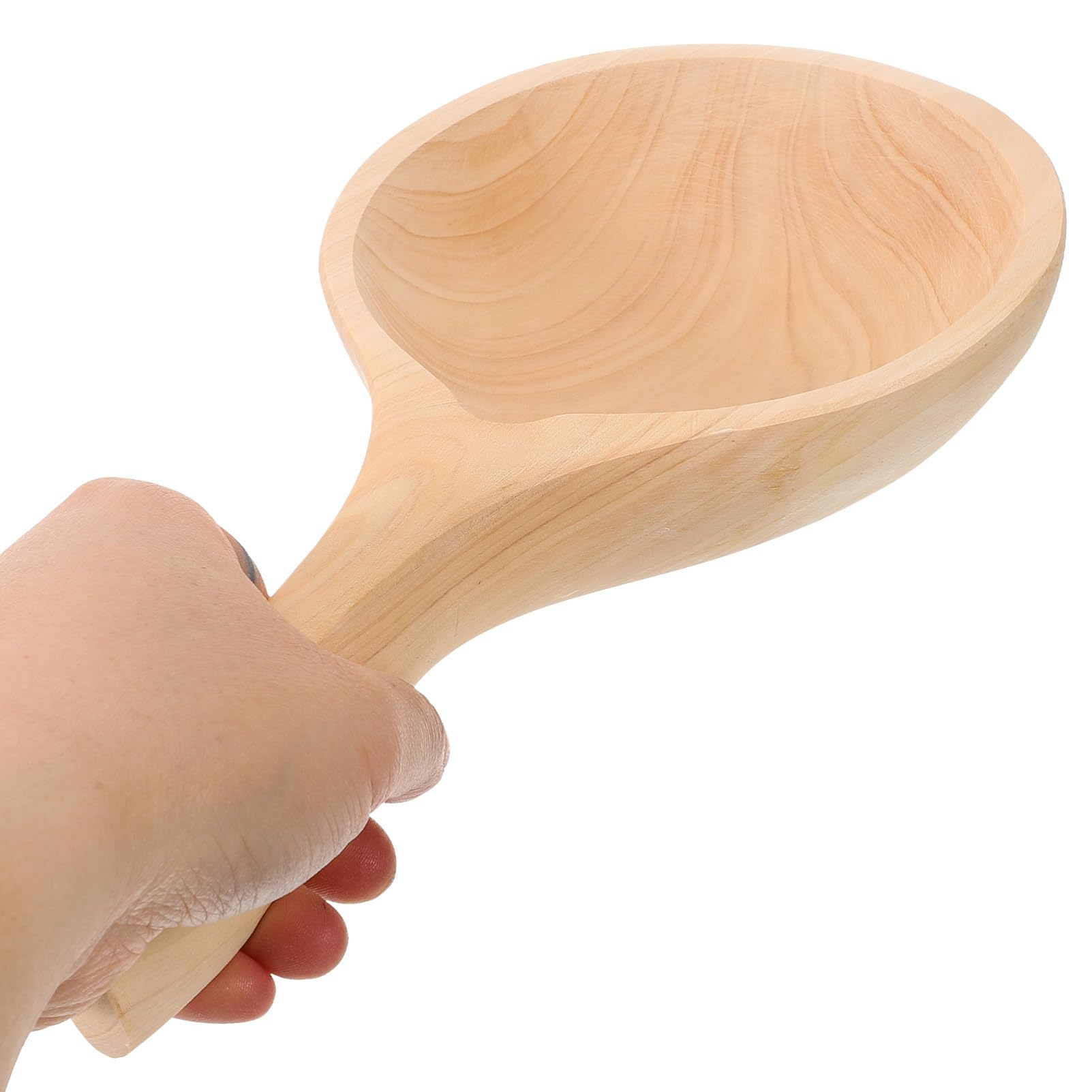 Mobestech Mestolo in Legno per Uso in Cucina in Hotel Manico Pratico e Design Unico