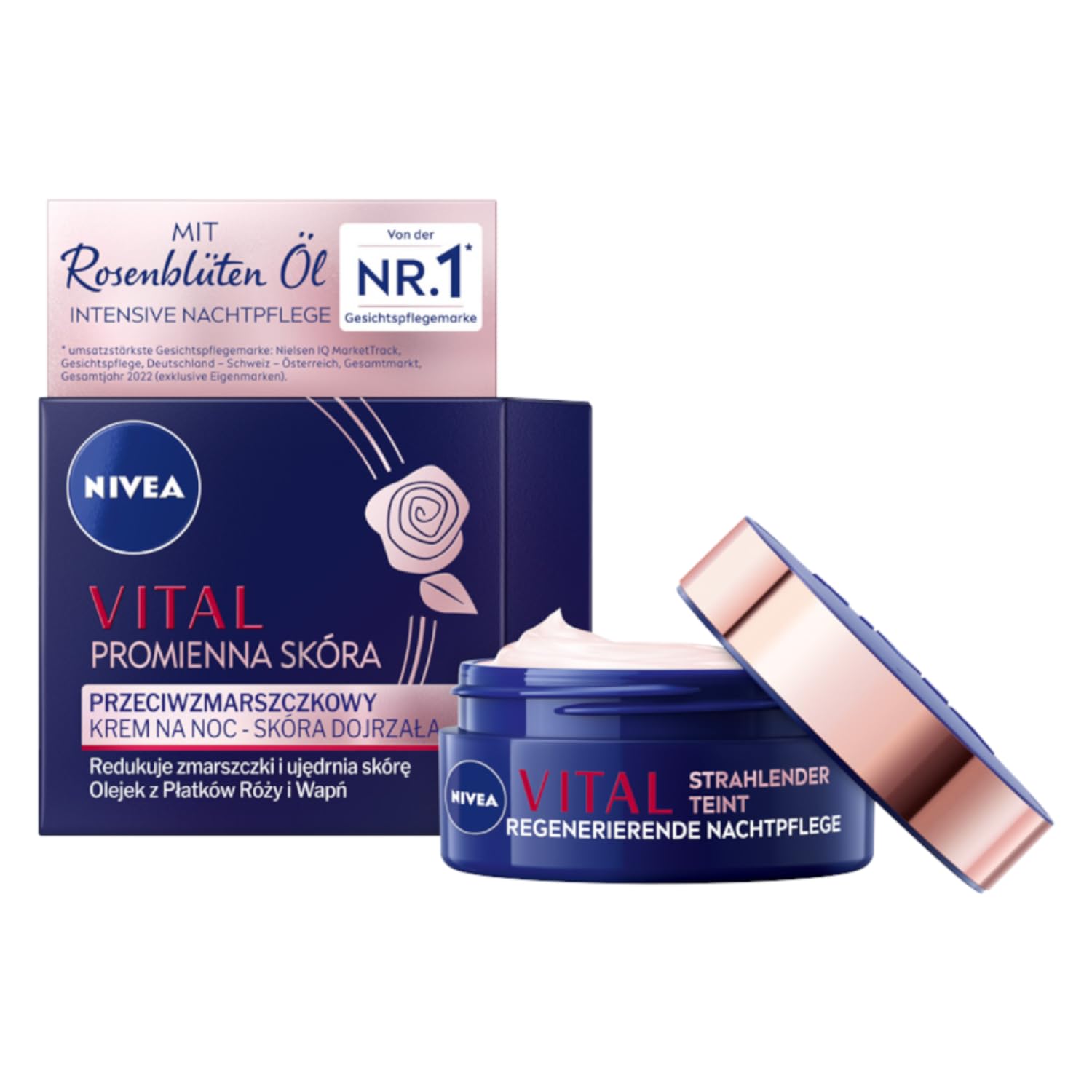 NIVEA Vital para tez radiante y combatir la sequedad con su acción nocturna 7