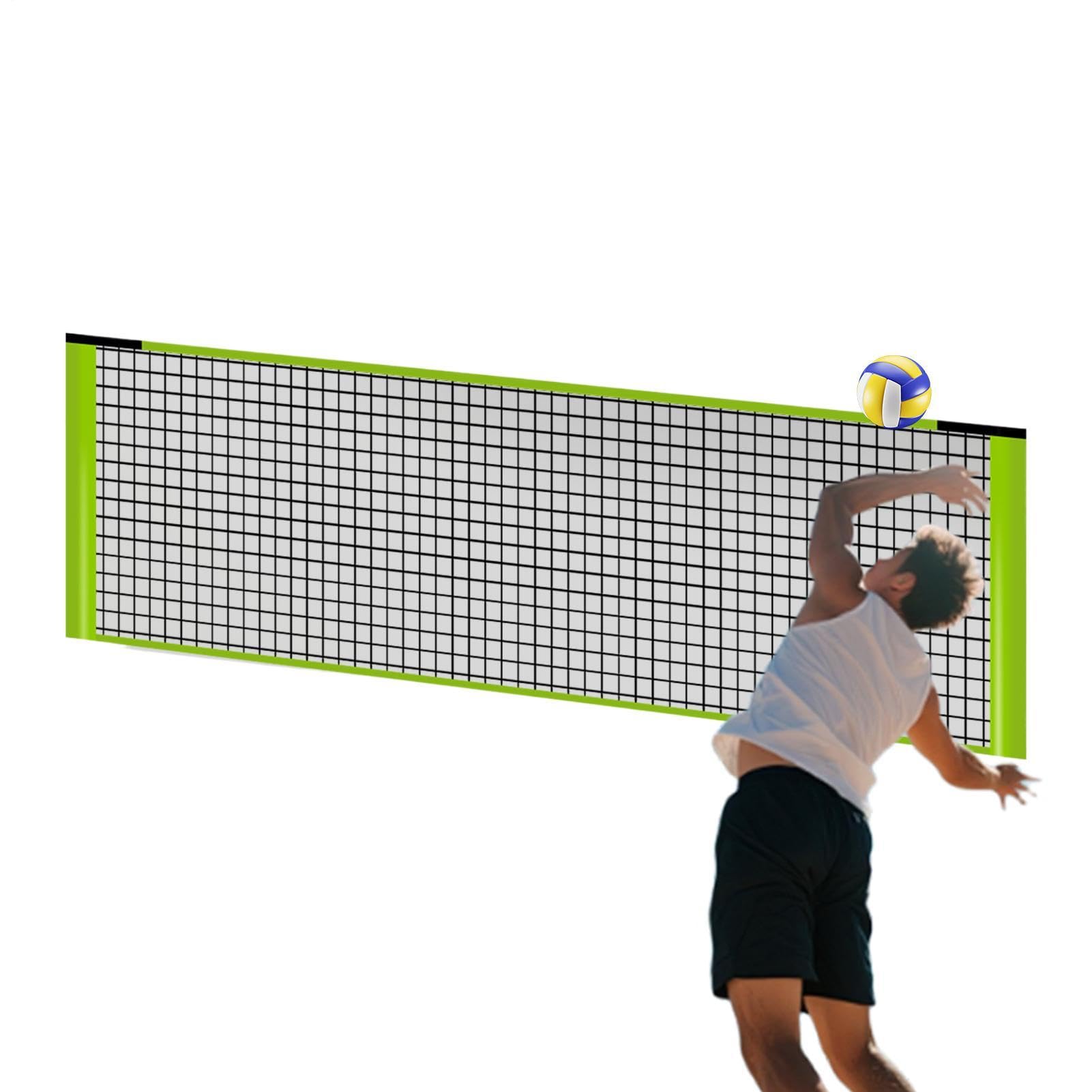 Red De Bádminton del Jardín | Malla Recambio para Juego Pickleball | Red Voleibol sobre Césped | para Jardín Trasero, Patio, Entrada De Vehículos, Camping, Escuela Y Picnic