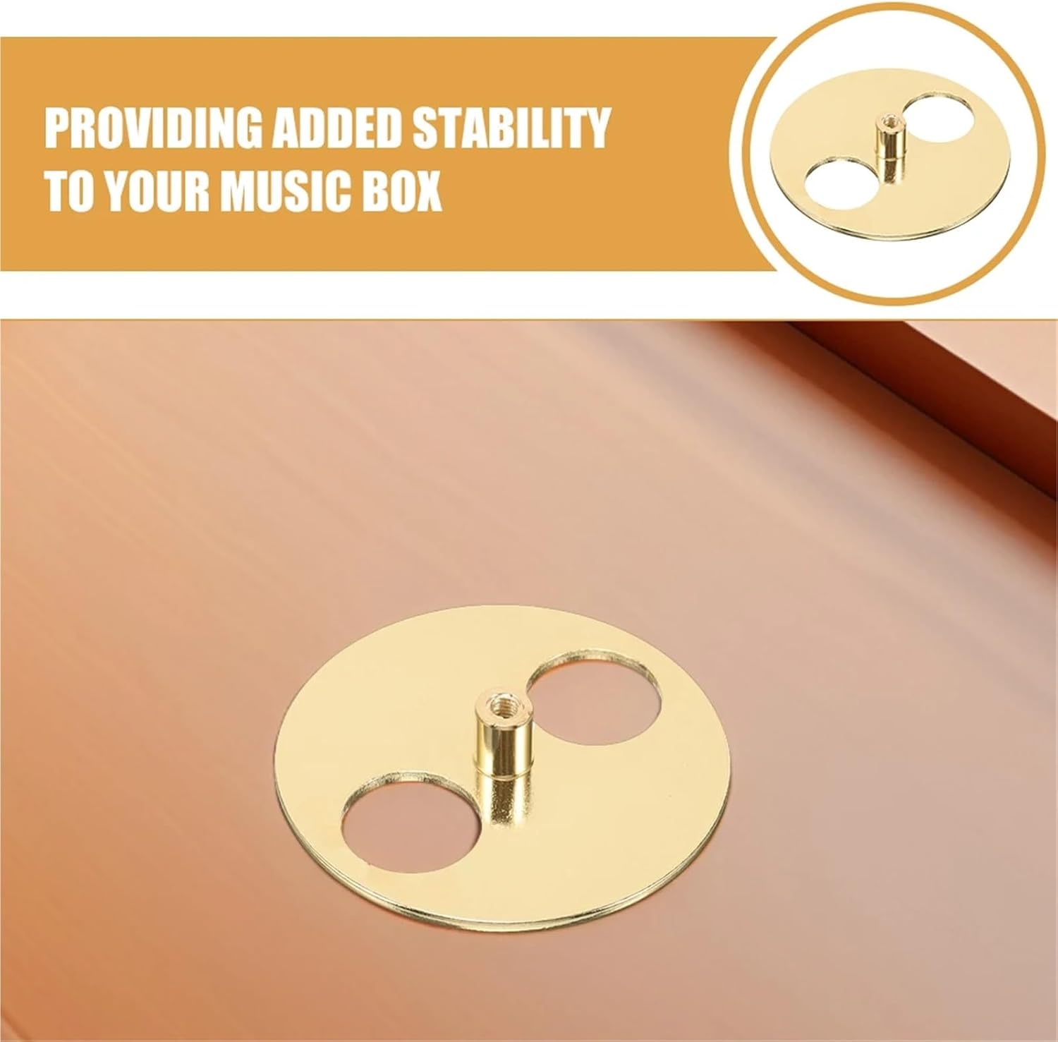 12 Pcs Music Box Turntable Base DIY Kit Wind-Up Movement for Craft Decoration