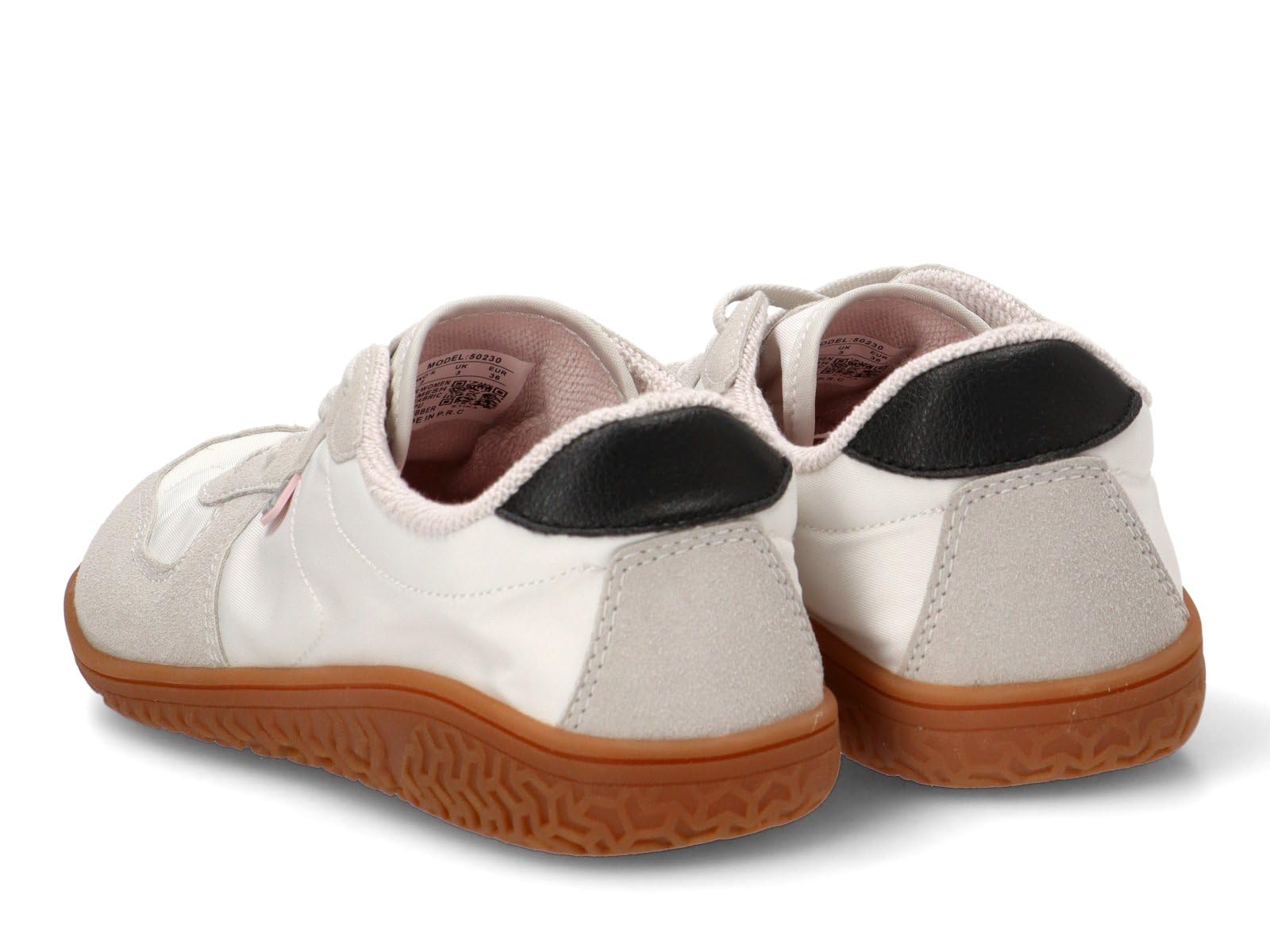 Etika Zapatillas Deportivas Respetuosas para Mujer, Diseño Minimalista Combinado con Puntera Ancha y Suela Zero Drop, 50230