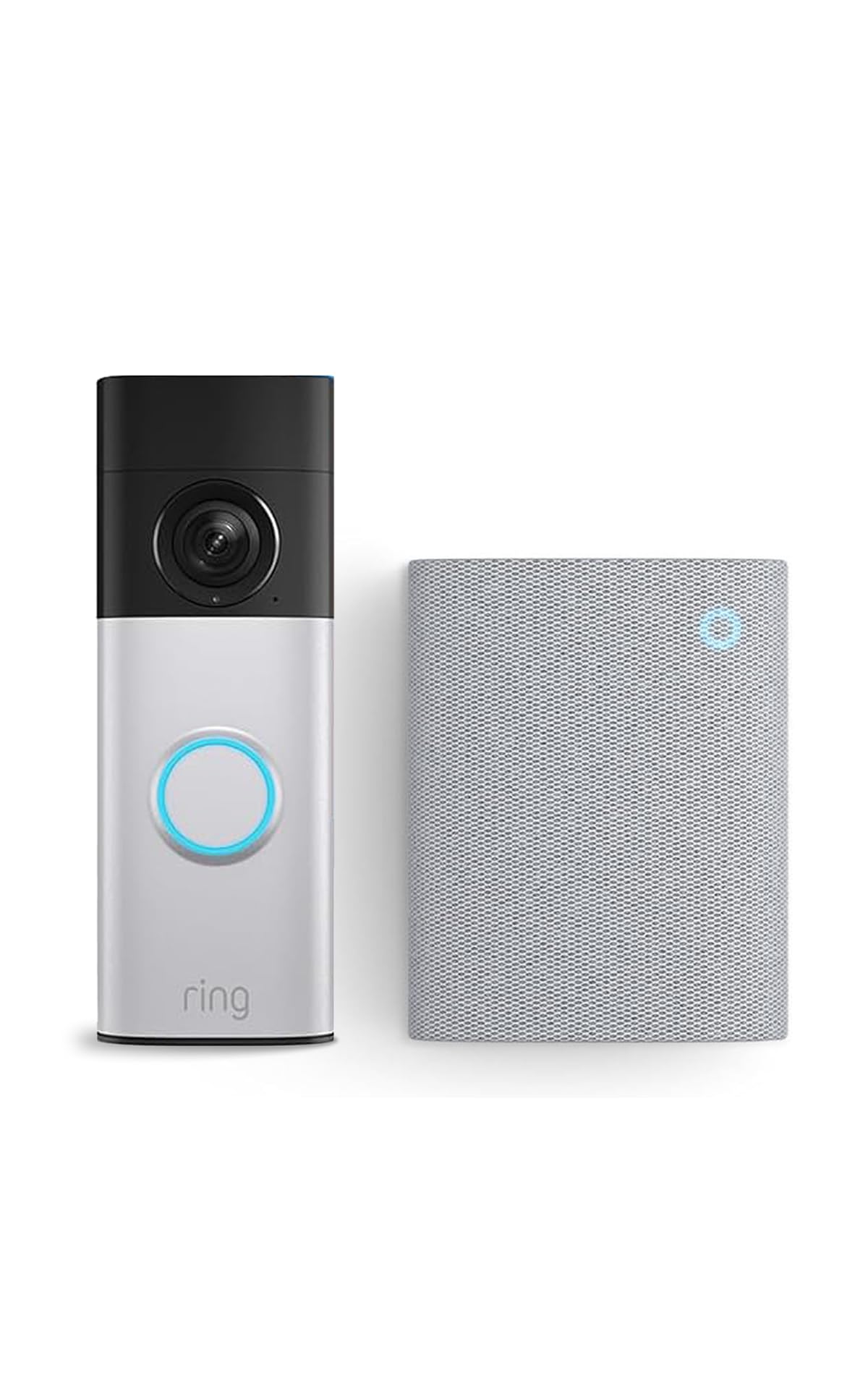 Ring Battery Video Doorbell Plus (neueste Gen.) + Chime (3. Gen.) | Retinal 2K, optimierter Zoom (bis zu 6x) | Schnellwechsel-Akkupack | 30 Tage Gratiszeitraum für Ring-Abonnement