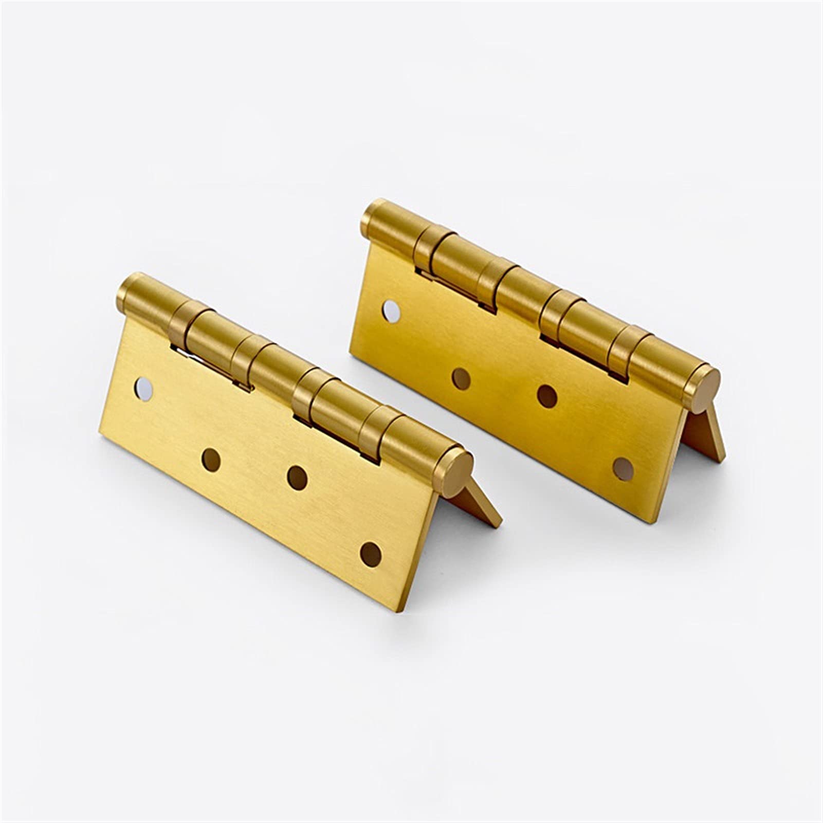 2 piezas de bisagras de puerta de latón macizo de 4 pulgadas, bisagras de puerta con rodamiento de bolas, utilizadas for puertas de dormitorio, puertas de oficina, etc.