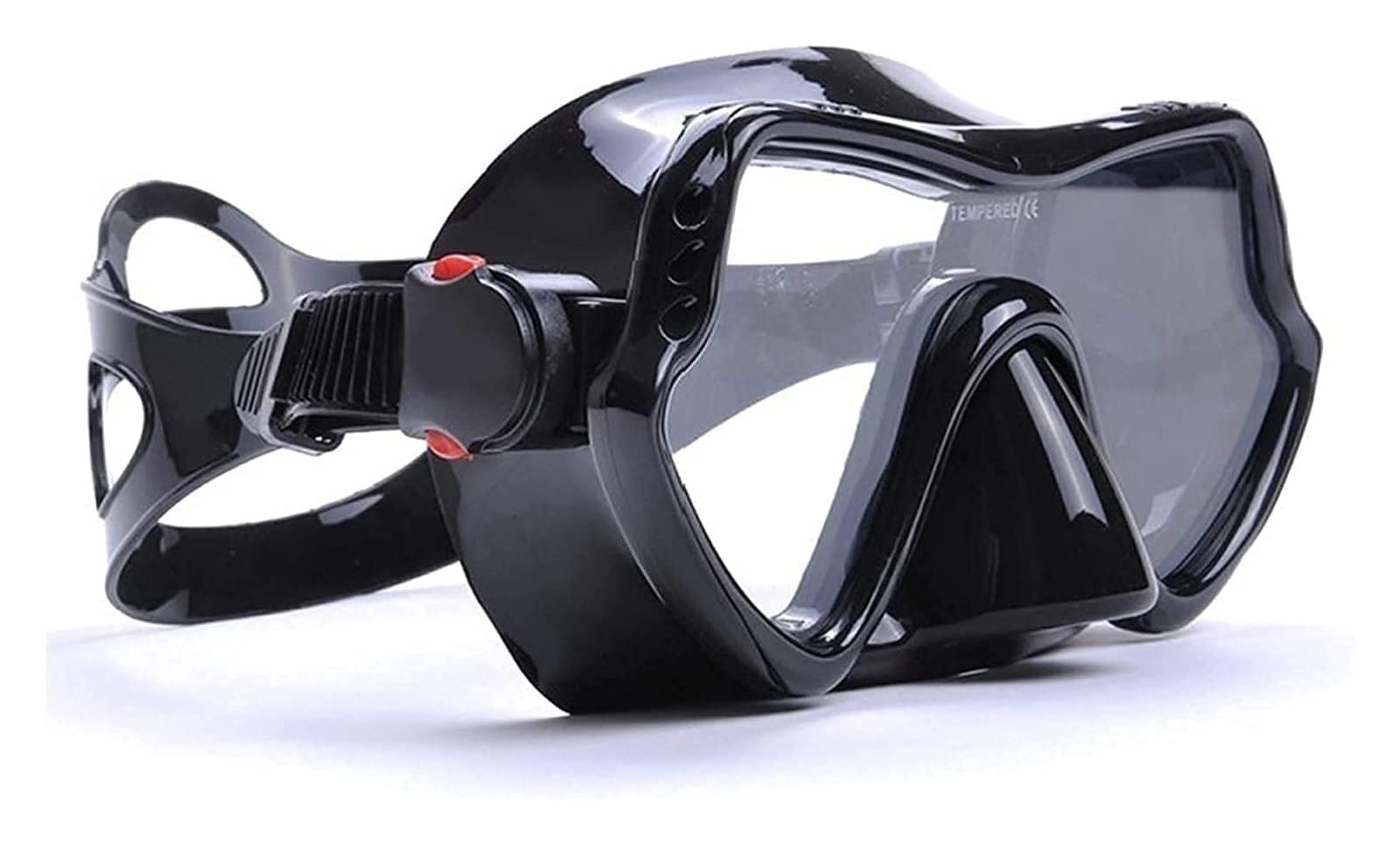 Maschera da Immersione, Maschera Subacquea Maschera da Snorkeling Maschere subacquee Professionali Attrezzatura for Sport Acquatici con Ampia Visione Occhiali da Immersione Subacquea(Black)