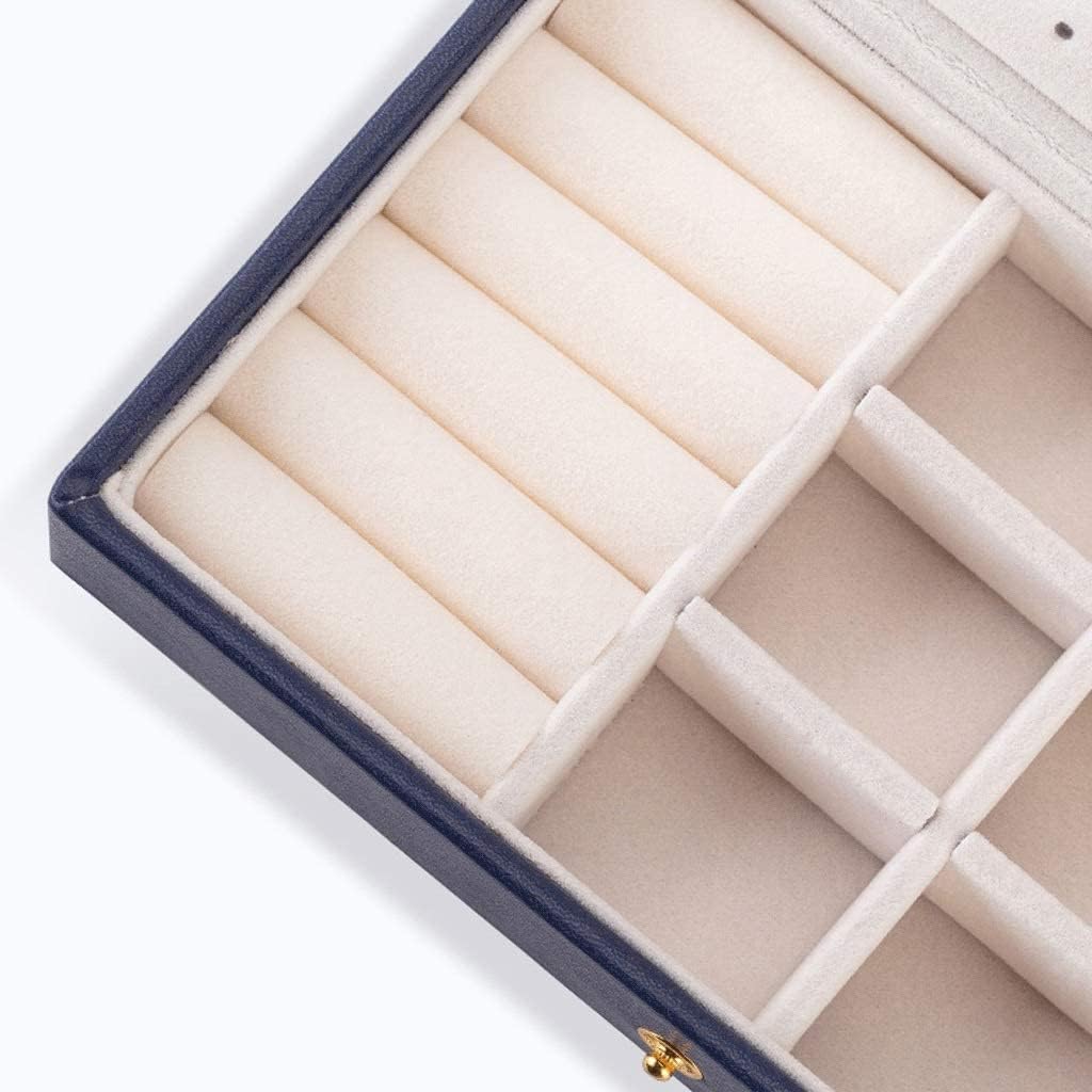 ジュエリーオーガナイザーとストレージスモールジュエリーボックスポータブルレザーアーチジュエリーオーガナイザーボックス トラベルジュエ