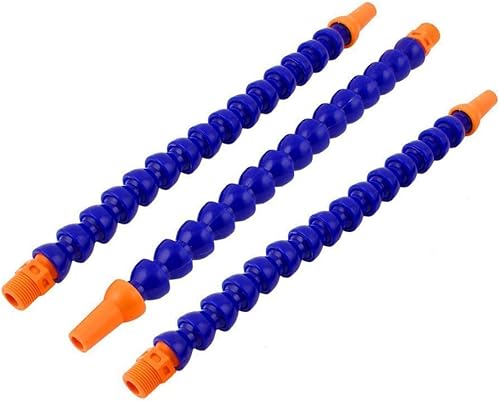 YXQ 38 BSPT 0.630 in ID boquillas redondas rosca flexible agua aceite refrigerante manguera 3 unids 15.7 in longitud