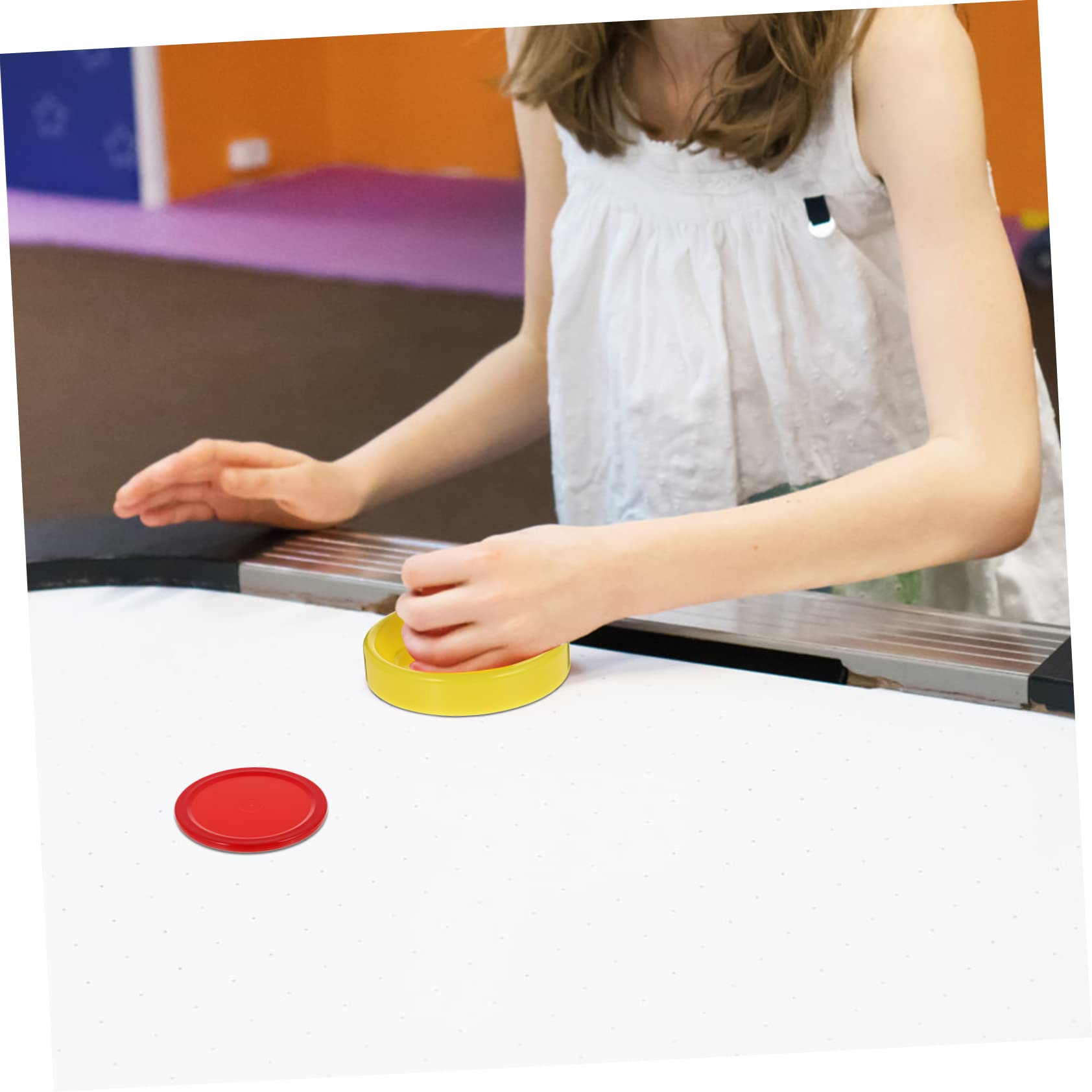Anneome 1Set Air Hockey Pushers Strikers Replacement for Family Fun for Air Hockey Tables Game Nights