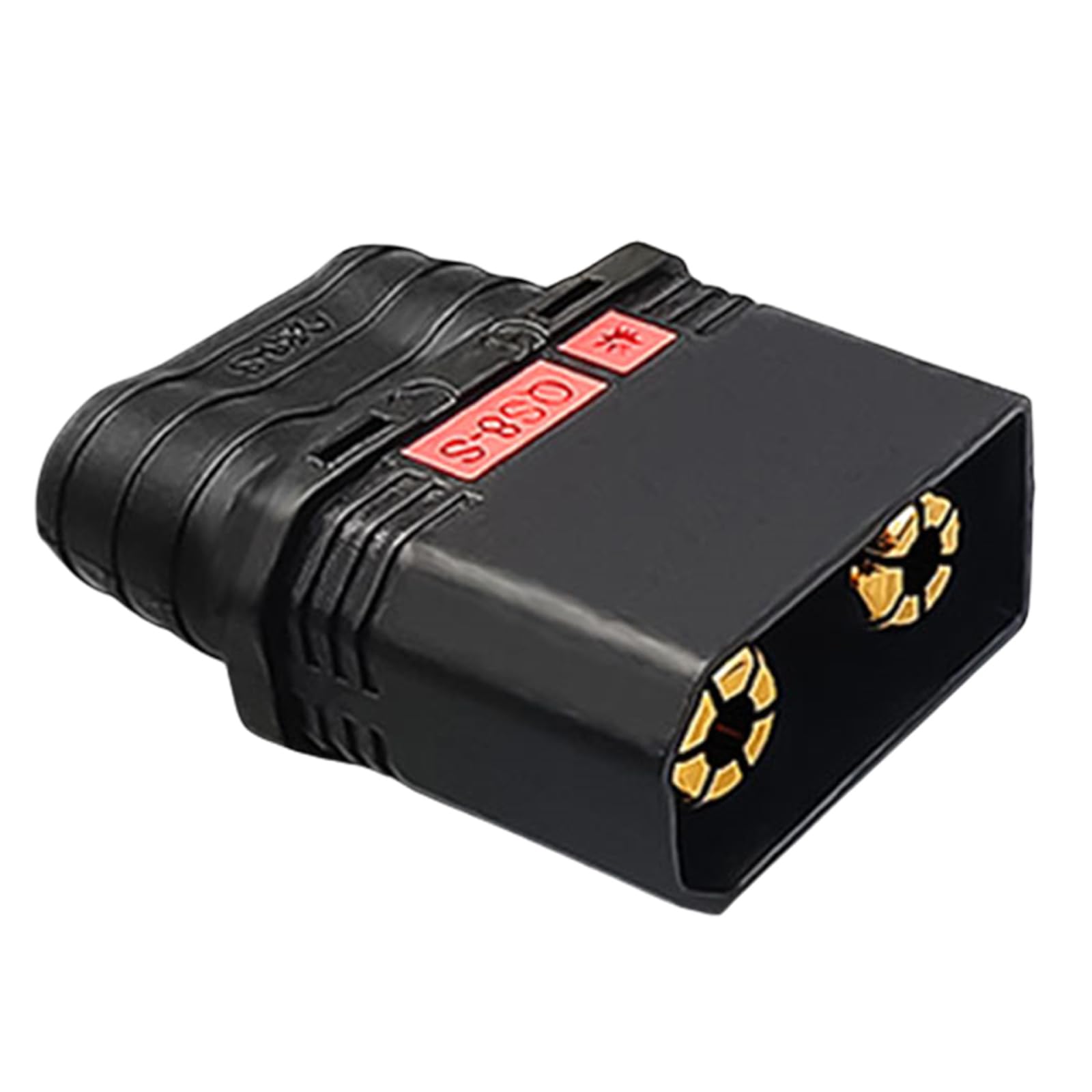 Jazuaiao Male Head Qs8-S Heavy Duty Battery Connector Antispark Gold Connector Large Power Plugs For Remote Plant Protective Model Battery
