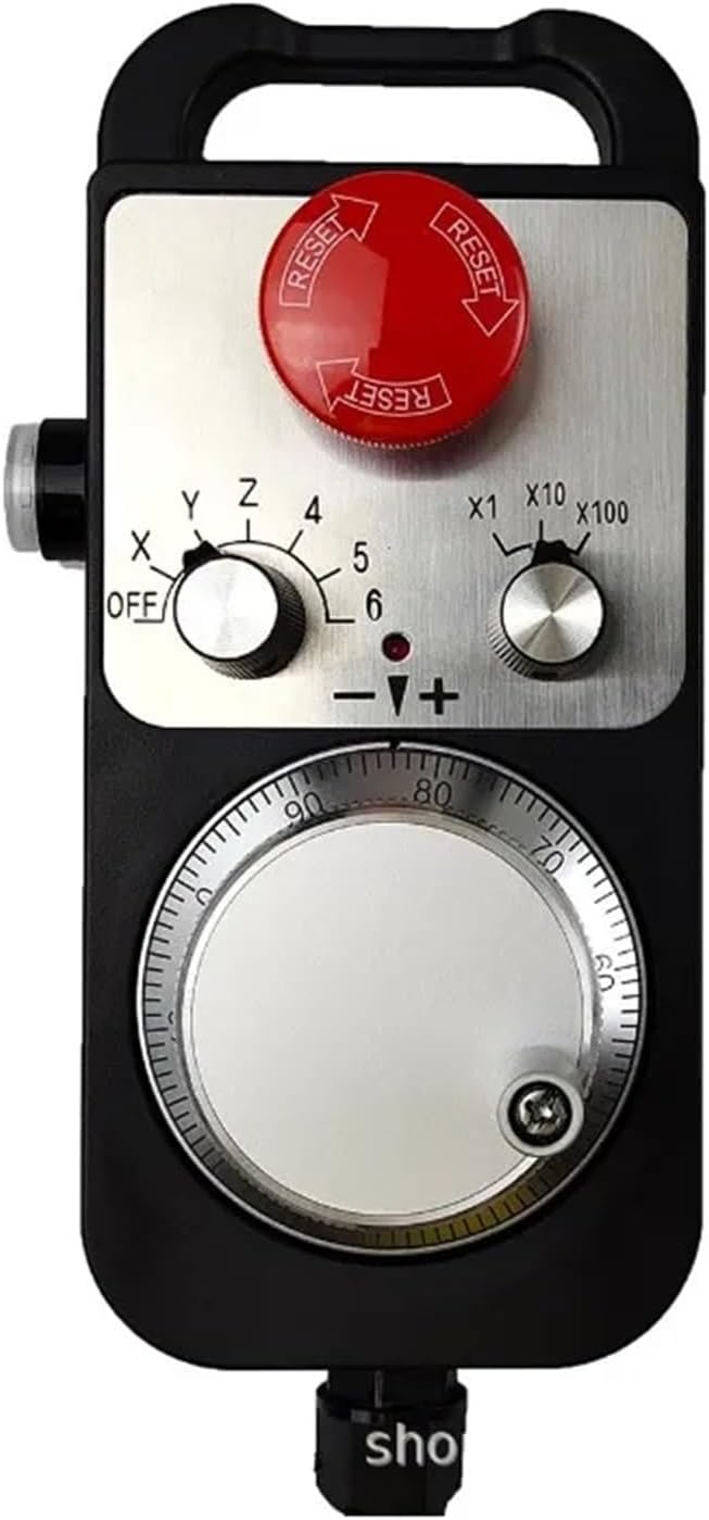 4/6-Axis CNC MPG Pendant Handwheel (5V) Compatible with Major CNC Systems | Manual Pulse Generator for Lathe Control(6 Axis)
