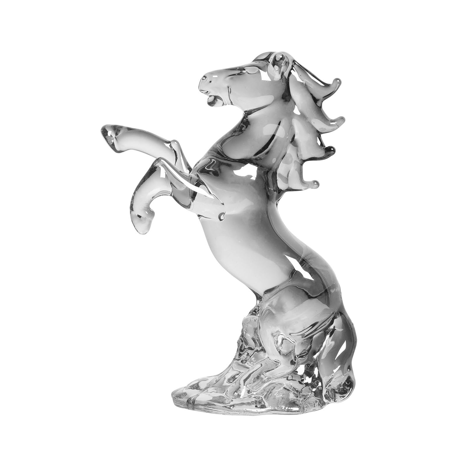 Kaeltsyn Crystal Horse Figurines Animal Statues Standing Sculptures Decorative Ornament for Home Decors Collectibles Crystal Figurines