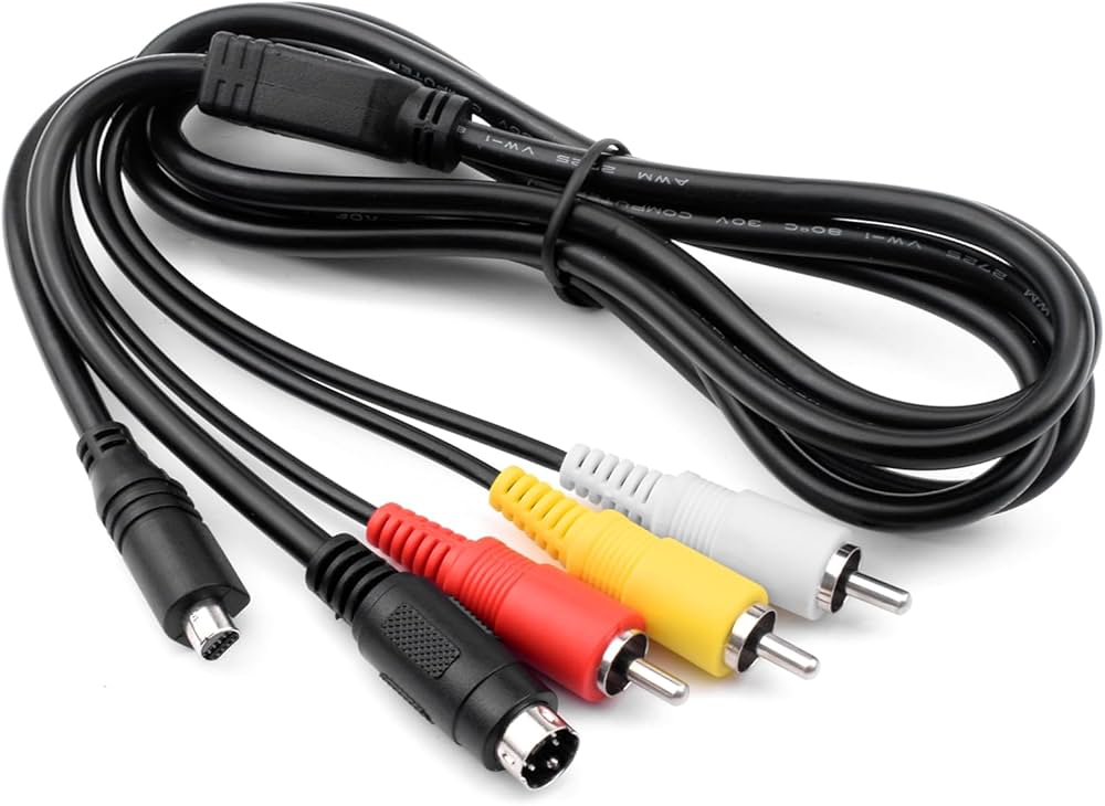 Amazon.com: Saipomor VMC-30FS VMC 15FS A/V RCA to S-Video Cable
