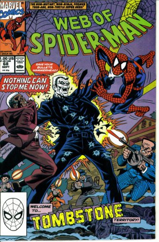 Web of Spider-Man #68 : Tombstone Territory (Marvel Comics)